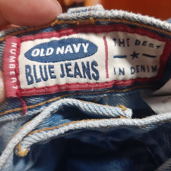 Vintage Old Navy BLue jeans Number 7 Size 10 Regular - Picture 2 of 12